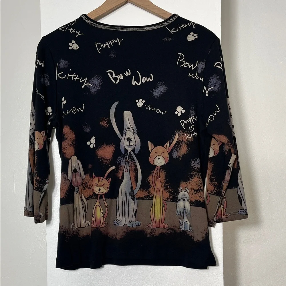 Puppy & Kitty Cactus Vintage Shirt - Picture 6 of 6